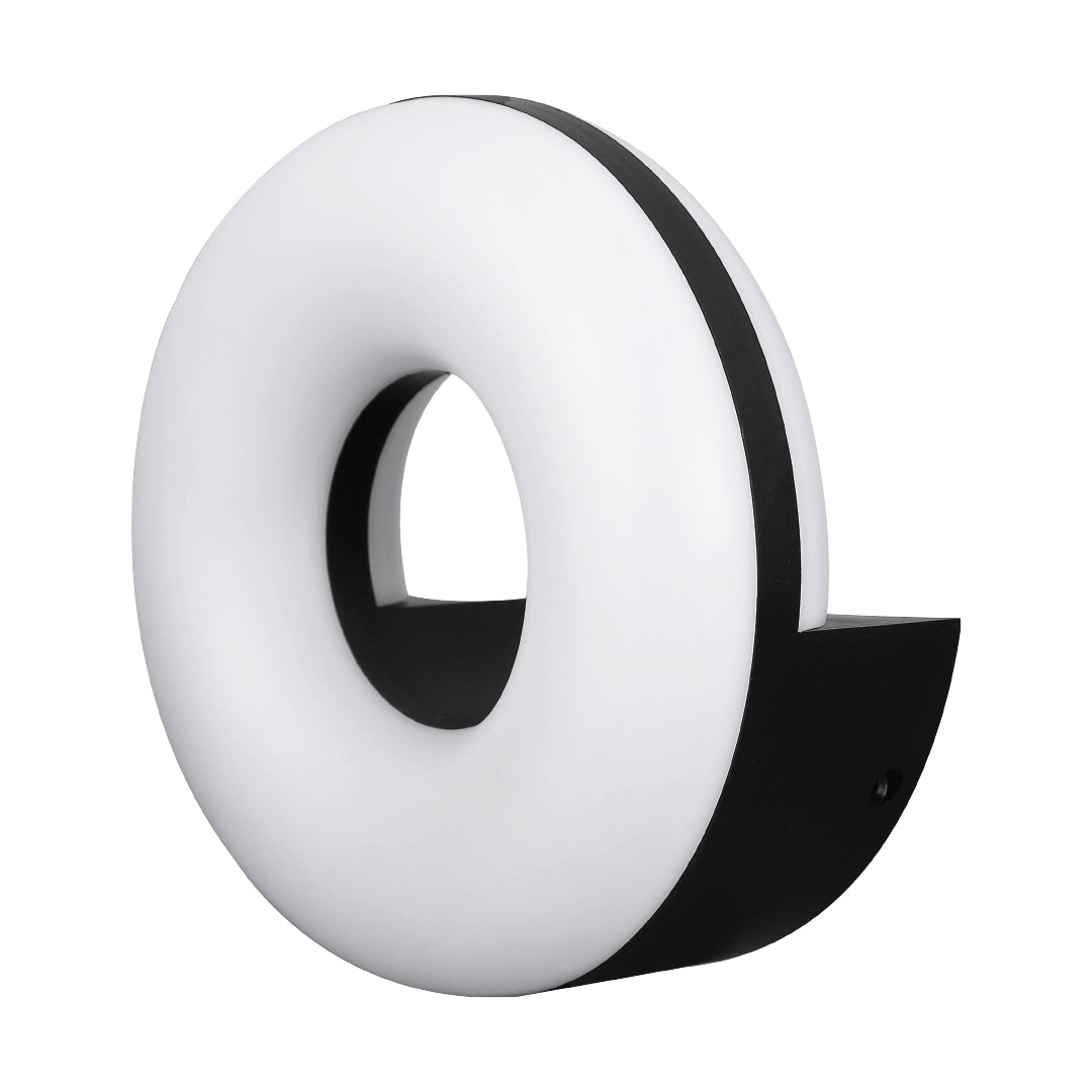 Fence Light Warm White Black — LL 2320-BK-WW
