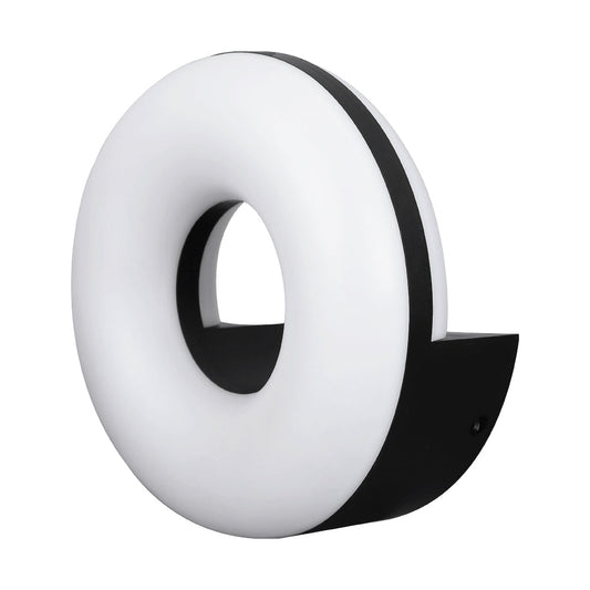 Fence Light Warm White Black — LL 2320-BK-WW