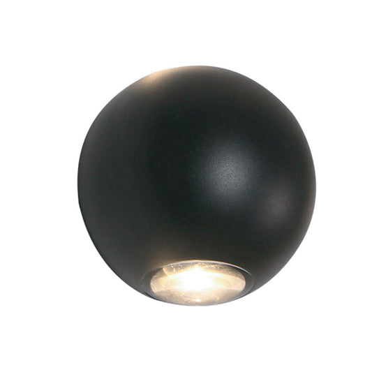 Fence Light Warm White Black — LL 2326-BK-WW