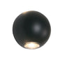 Fence Light Warm White Black — LL 2326-BK-WW