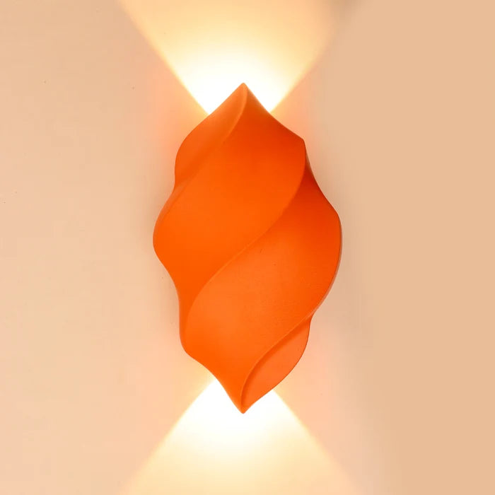 Wall Light LED 10W IP54 Warm White Orange — LL 2602-54-OR-WW