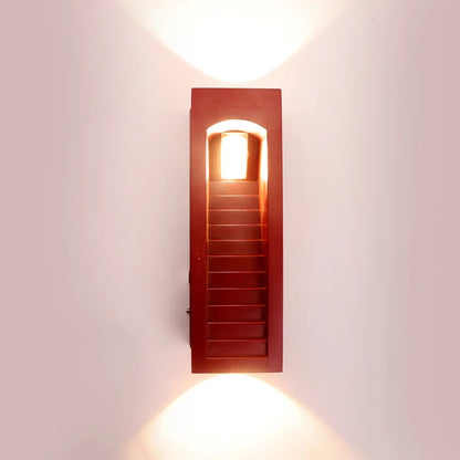 Wall Light LED 10W IP54 Warm White Red — LL 2605-54-RD-WW
