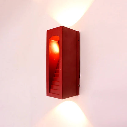 Wall Light LED 10W IP54 Warm White Red — LL 2605-54-RD-WW