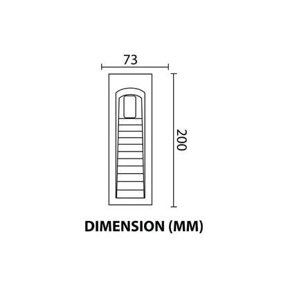 Wall Light LED 10W IP54 Warm White Gold — LL 2605-54-GO-WW
