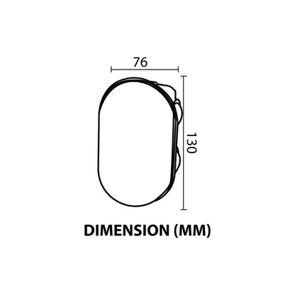 Wall Light LED 4×1W + 3W IP54 Warm White Black — LL 2613-54-BK-WW