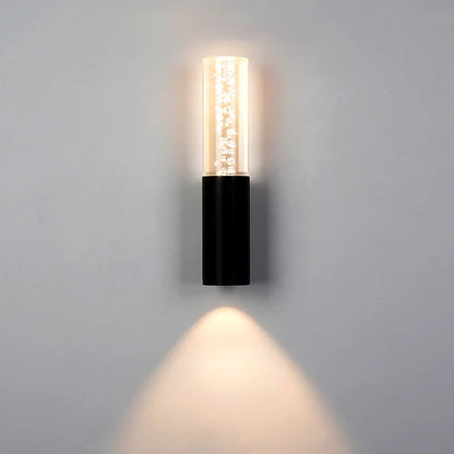 Wall Light COB 2×5W IP54 Warm White Black — LL 2618-54-BK-WW
