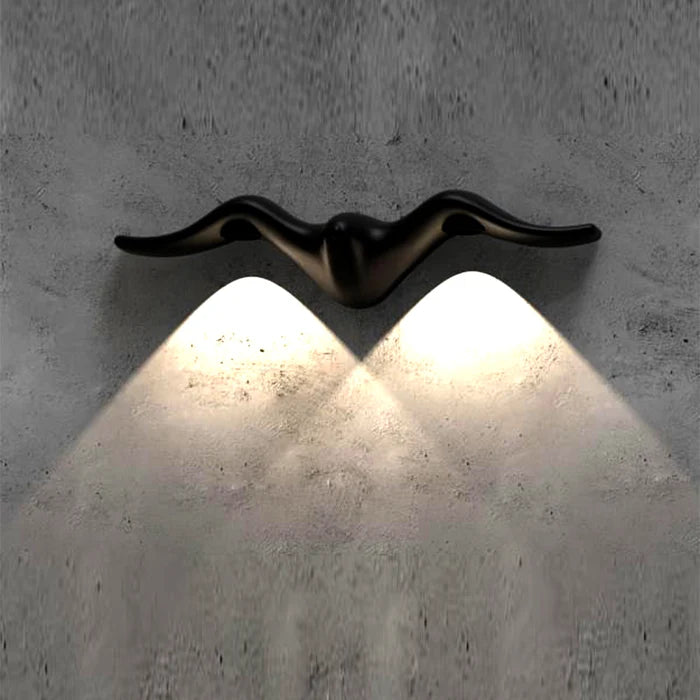 Wall Light LED 6W IP54 Warm White Black — LL 2620-44-BK-WW