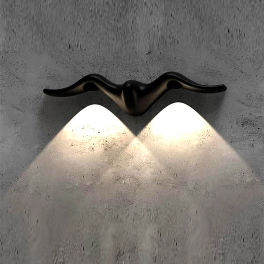 Wall Light LED 6W IP54 Warm White Black — LL 2620-44-BK-WW