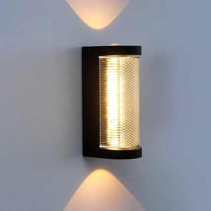 Outdoor Wall Light LED 8W IP54 Warm White Black — LL 2624-44-BK-WW