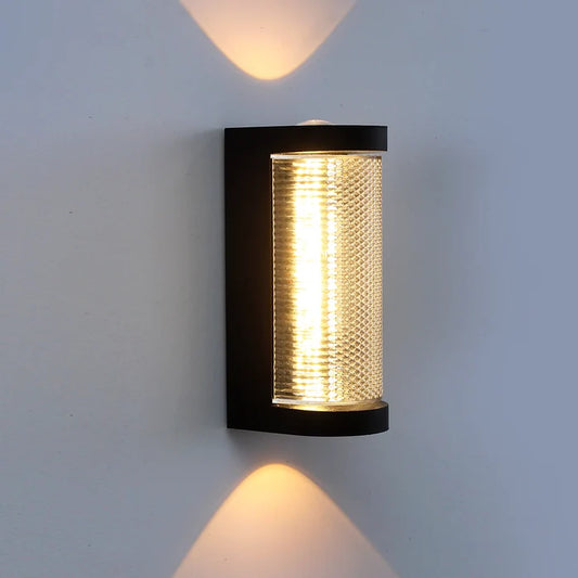 Outdoor Wall Light LED 8W IP54 Warm White Black — LL 2624-44-BK-WW