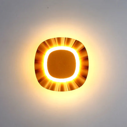 Wall Light LED 5W + 5W IP54 Warm White Gold — LL 2628-20-GO-WW