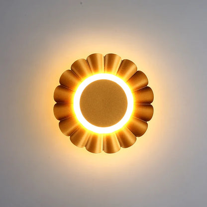 Wall Light LED 6W + 5W IP54 Warm White Gold — LL 2629-20-GO-WW