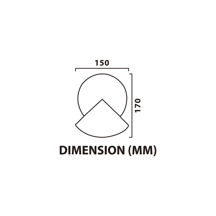 Wall Light LED 4W + 6W IP54 Warm White Black — LL 2633-20-BK-WW