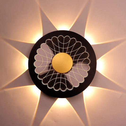 Wall Light LED 12W IP54 Warm White Black — LL 2636-20-BK-WW