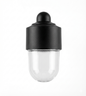 Fence Light Oval Shaped Traditional Black — LL 5004-BK