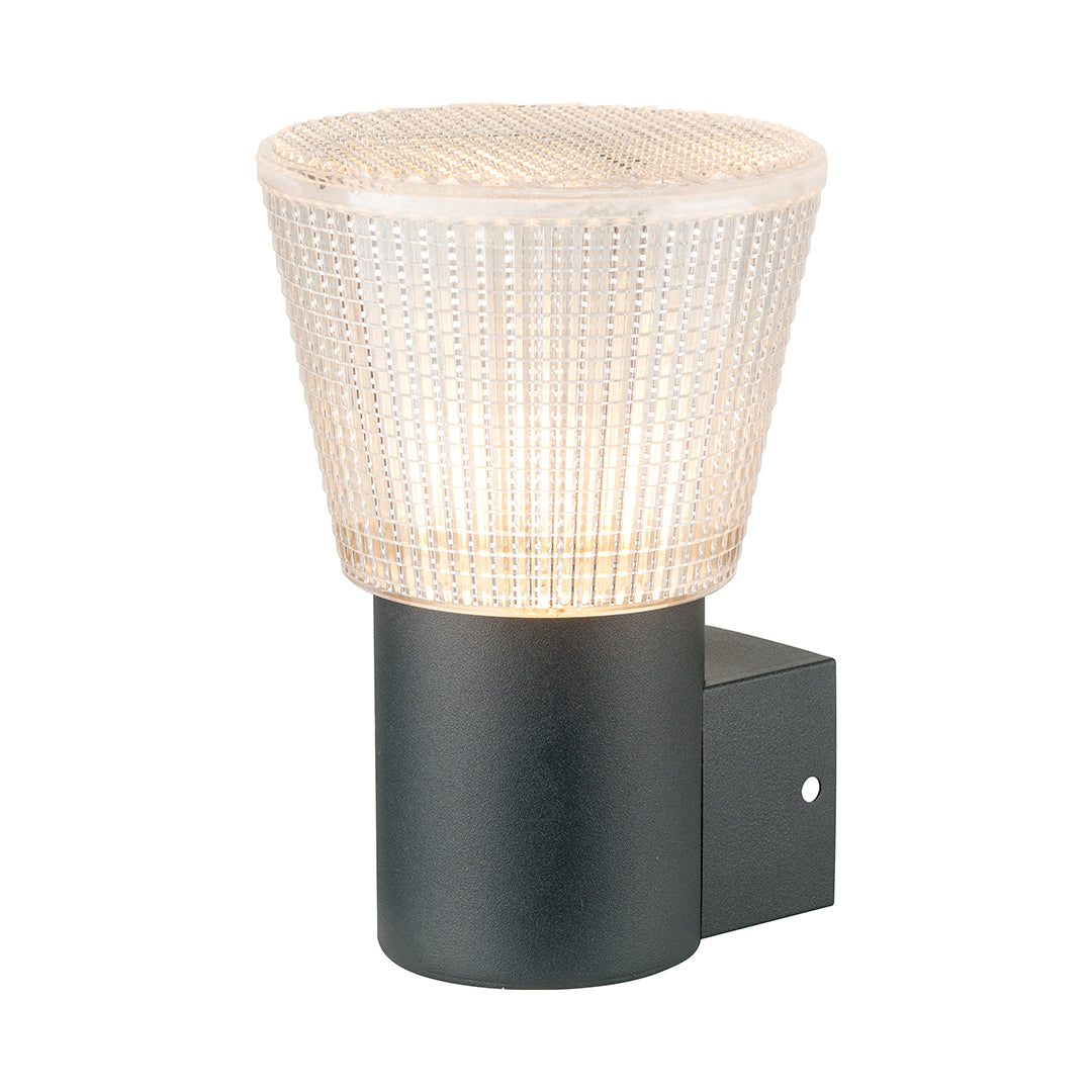 Fence Light Stylish Scone Wall Black — LL 506A-BK