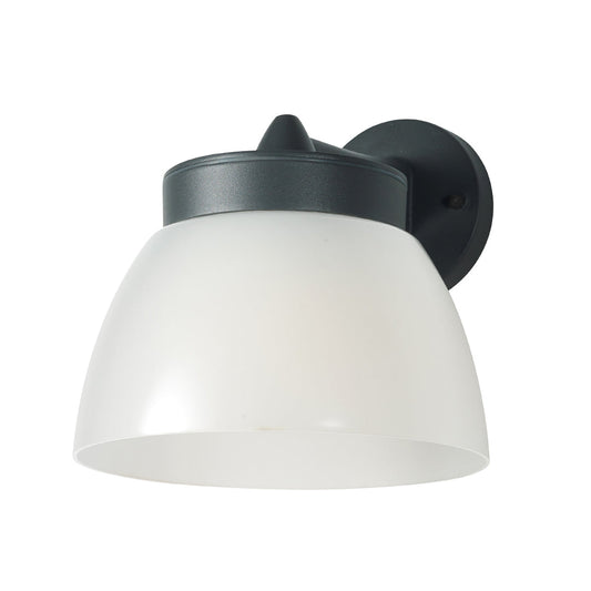 Fence Light E27 6W Warm White Black — LL 507B-BK-WW