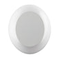 Fence Light Double Oval Disk Warm White — LL 6008-WH-WW