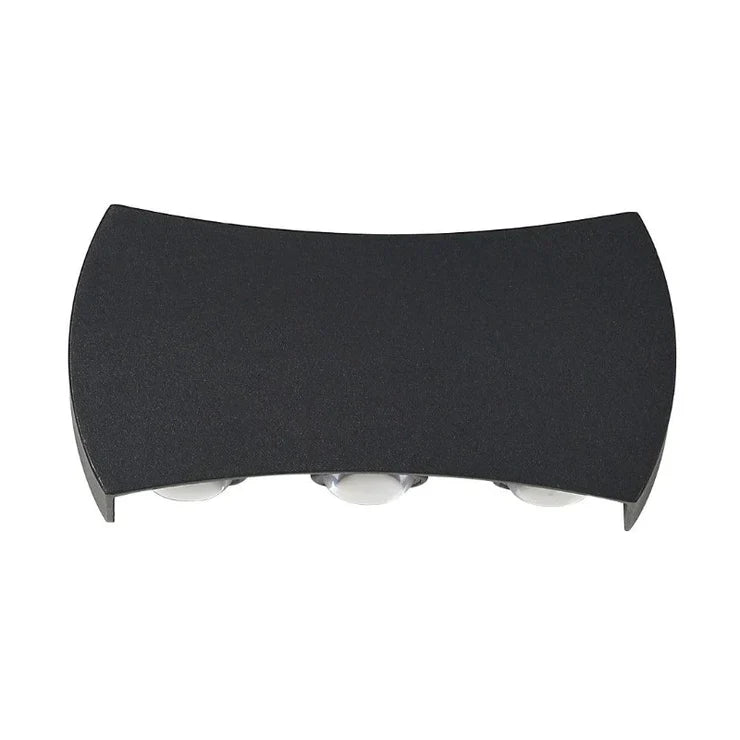 Fence Light Warm White Black — LL 6016-BK-WW