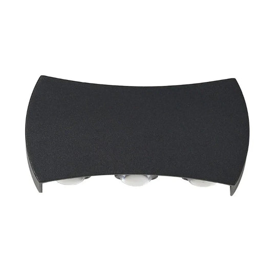 Fence Light Warm White Black — LL 6016-BK-WW
