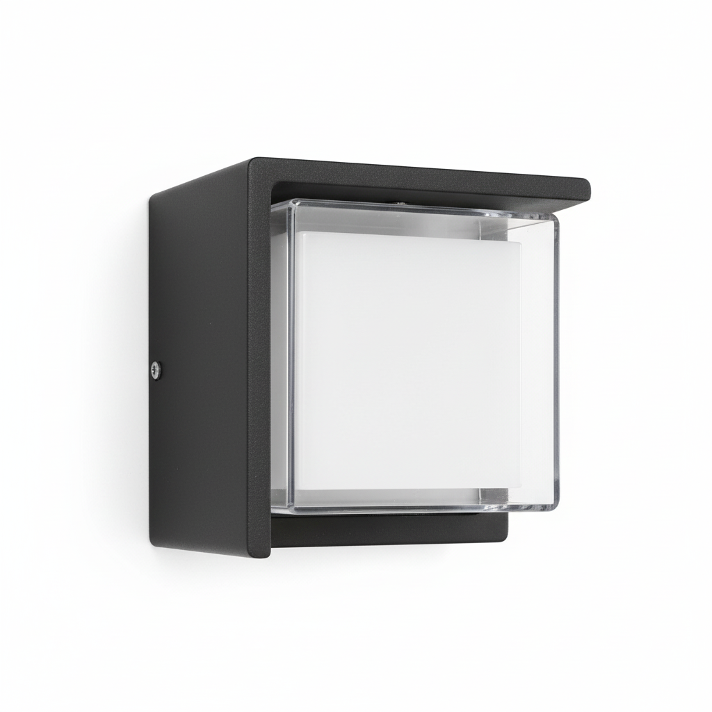 Fence Light Warm White Black — LL 6033-BK-WW