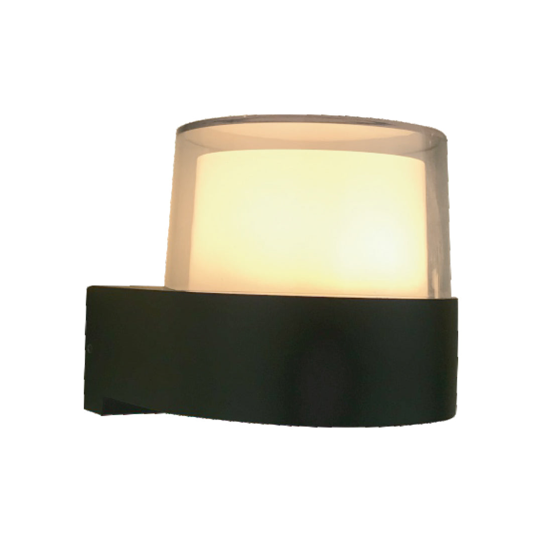 Fence Light 5W Warm White Black — LL 6051-BK-WW