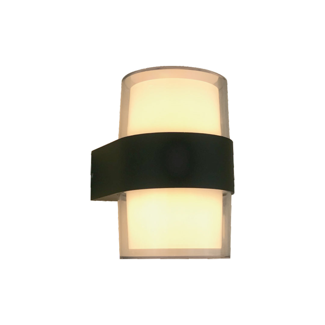 Fence Light Warm White Black — LL 6052-BK-WW