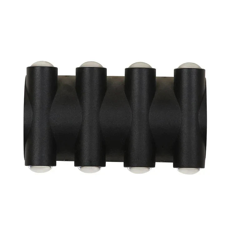 Fence Light Warm White Black — LL 6106-BK-WW