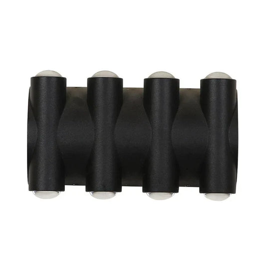 Fence Light Warm White Black — LL 6106-BK-WW