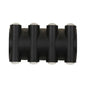 Fence Light Warm White Black — LL 6106-BK-WW