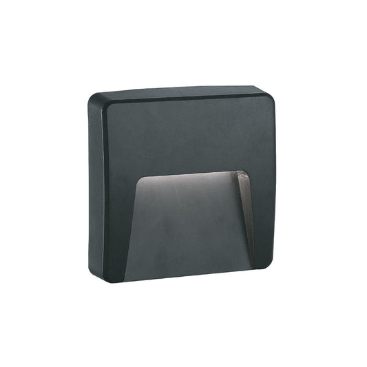 Stairway Square Curved Led Black — LL ABS-4911-BK
