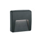 Stairway Square Curved Led Black — LL ABS-4911-BK