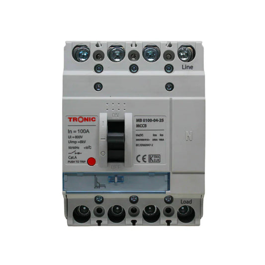 Mccb 4Pole Gray — MB 0100-04-25