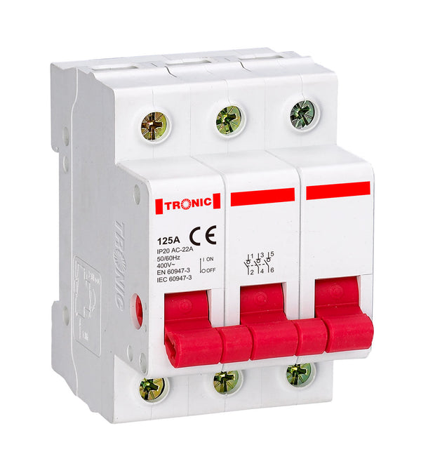 MCB 3Pole 63A Three-Phase Multi-Colour — MC 6K63-03