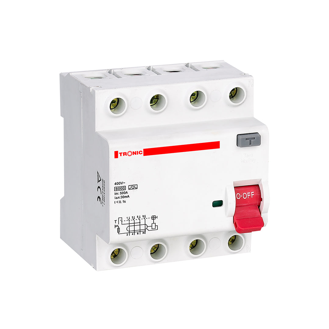 Rccb 4Pole 100A Multi-Colour — MC CHRC-100-04-300