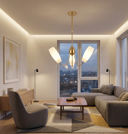Chandelier E14 Gold — PL 7001-14-03-GD