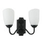 Wall Light E27 Black — PL 7031-27-2A-BK