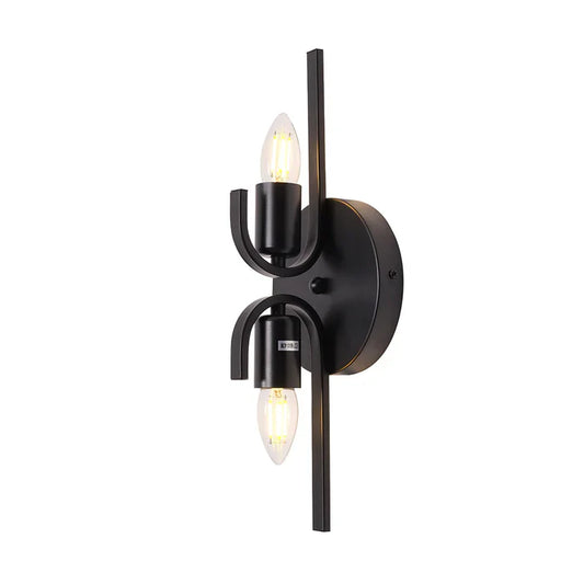 Wall Light E27 Black — PL 1124-02-BK