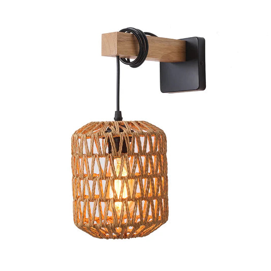 Wall Light E27 Brown — PL 1135-01-BR