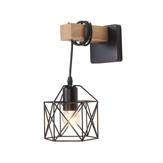 Wall Light E27 Black — PL 1139-01-BK