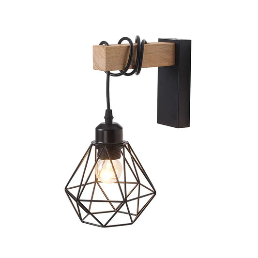 Wall Light E27 Black — PL 1140-01-BK