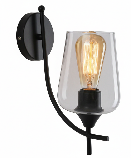 Wall Light E27 Black — PL 1147-01-BK