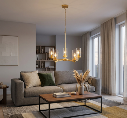 Pendant Light E14 Gold — PL 1148-05-GO