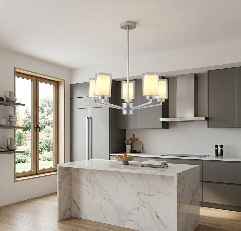 Pendant Light E27 Silver — PL 1149-05-SI