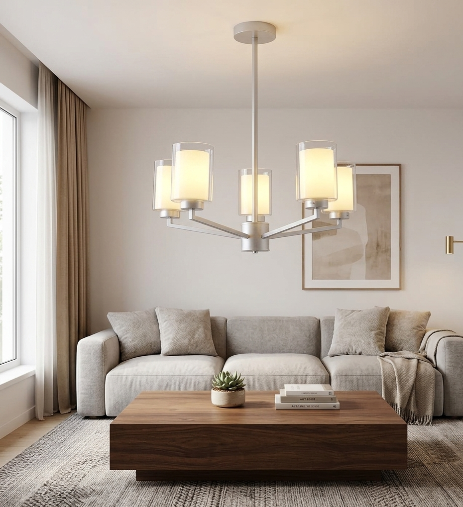 Pendant Light E27 Silver — PL 1149-05-SI