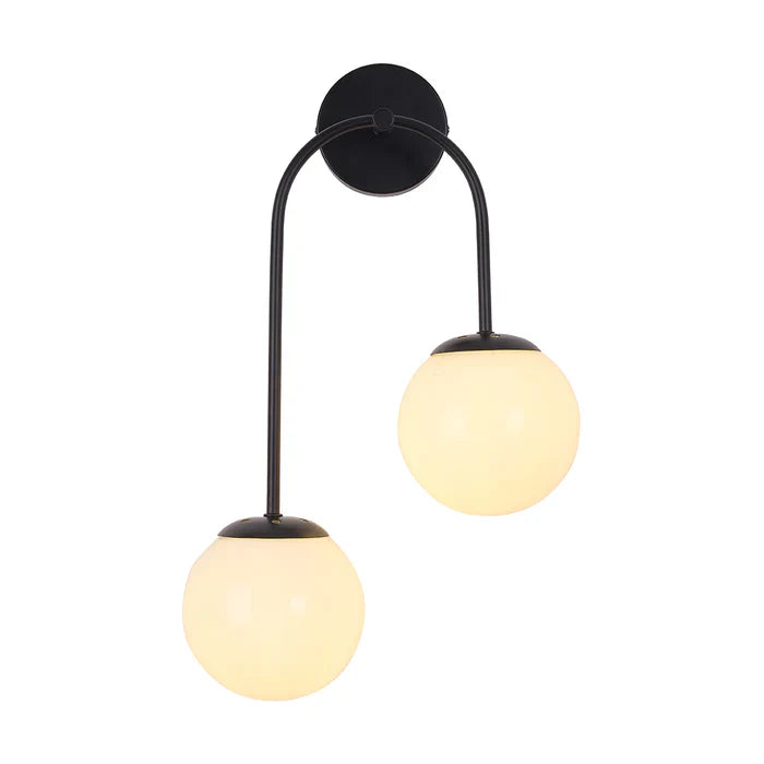 Wall Light E27 Black — PL 1154-02-RT-BK
