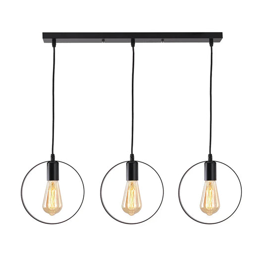 Ceiling Light E27 Black — PL 1173-03-Bk