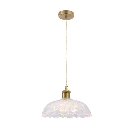 Pendant Light E27 Crystal — PL 2024-06-GL-CL