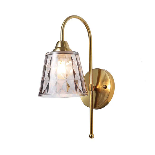 Wall Light E27 Brass — PL 2502-GL-GY