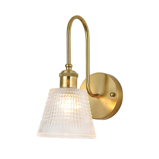 Wall Light E27 Crystal — PL 2509-GL-CL